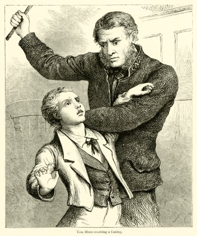 Tom Hunt dostává výprask od English School