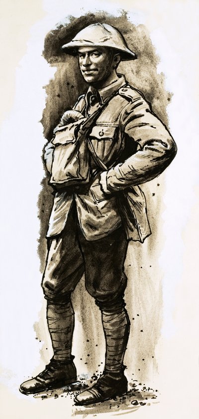 Tommy Atkins, vracející se hrdina první světové války od English School