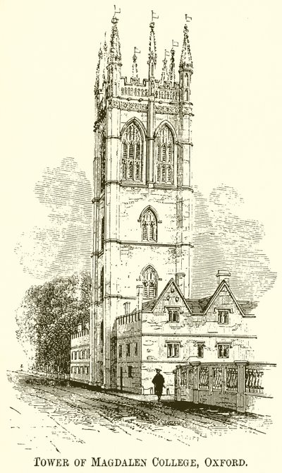 Tower of Magdalen College, Oxford od English School