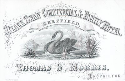 Obchodní karta, Black Swan Commercial & Family Hotel od English School