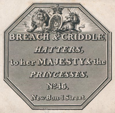 Obchodní karta, Breach & Criddle od English School