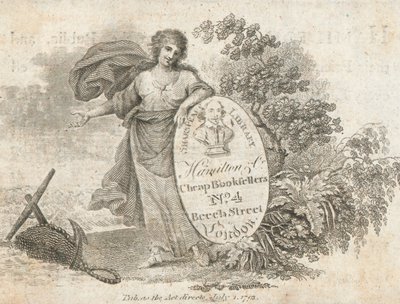 Trade card, Hamilton & Co od English School