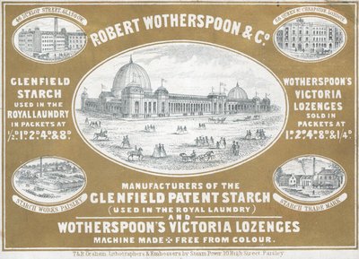 Obchodní karta, Robert Wotherspoon & Co od English School