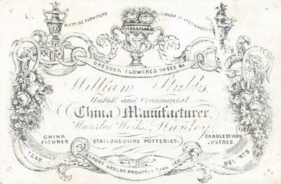 Vizitka, William Stubbs od English School
