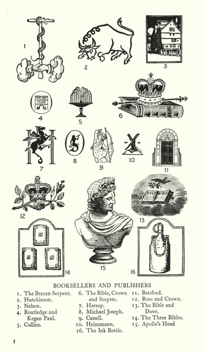 Obchodní značky: Booksellers and Publishers (litho) od English School