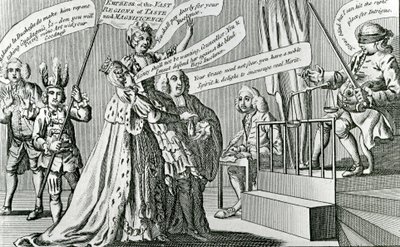 Proces se suverénní císařovnou rozlehlých oblastí chuti, 1771 od English School