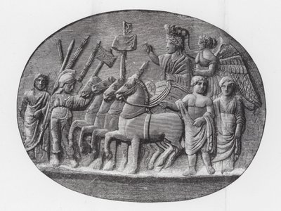 Triumph of Constantine (rytina) od English School