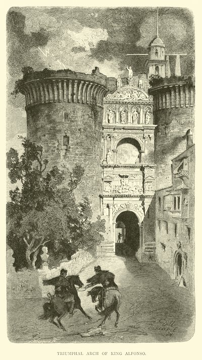 Triumfální oblouk krále Alfonse od English School