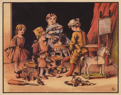 Tudge Shoemaker (barevná litografie) od English School
