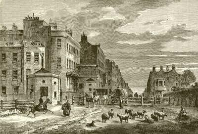 Tyburn Turnpike, 1820 od English School