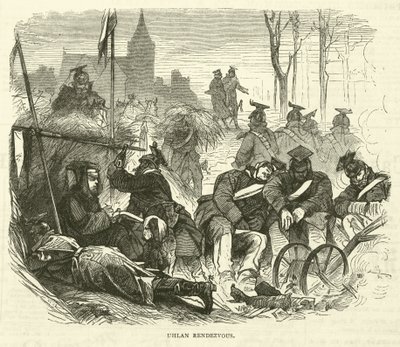 Uhlan rendezvous, září 1870 od English School
