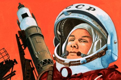Neznámý ruský kosmonaut od English School