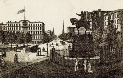Union Square (litho) od English School