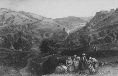 Údolí Joshaphat a Brook Kedron od English School