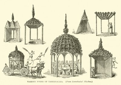 Různé formy Tabernacles od English School