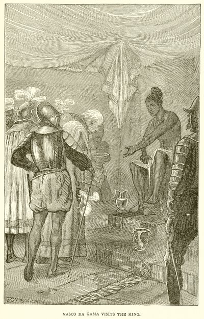 Vasco da Gama navštíví krále od English School