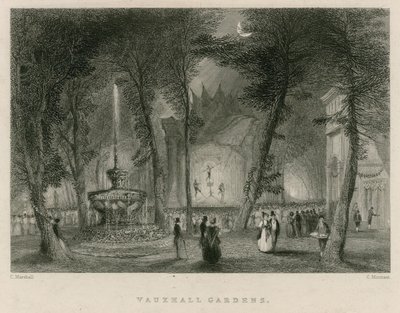 Vauxhall Gardens, Londýn od English School
