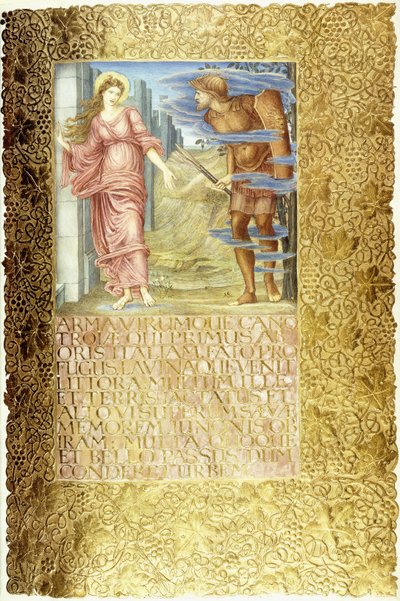 Venuše a Aeneas, 1874-c.1919 od English School