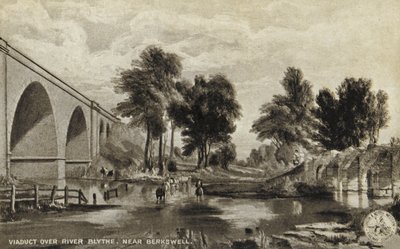 Viadukt přes řeku Blythe, poblíž Berkswell od English School