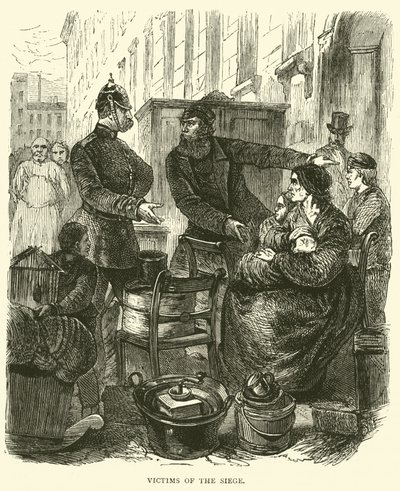 Oběti obležení, únor 1871 od English School