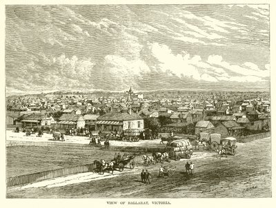 Pohled na Ballarat, Victoria od English School