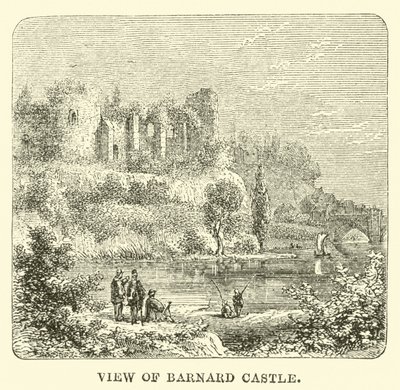 Pohled na hrad Barnard od English School