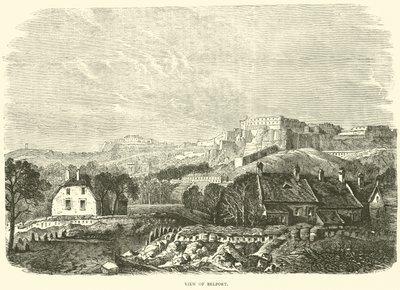 Pohled na Belfort, říjen 1870 od English School