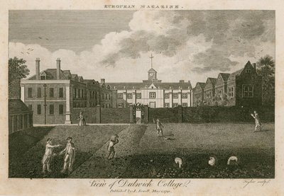 Pohled na Dulwich College, Londýn od English School