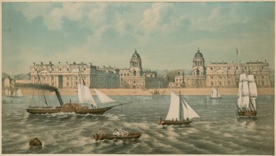 Pohled na Greenwich Hospital, Londýn od English School