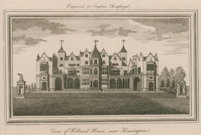 Pohled na Holland House, poblíž Kensington od English School