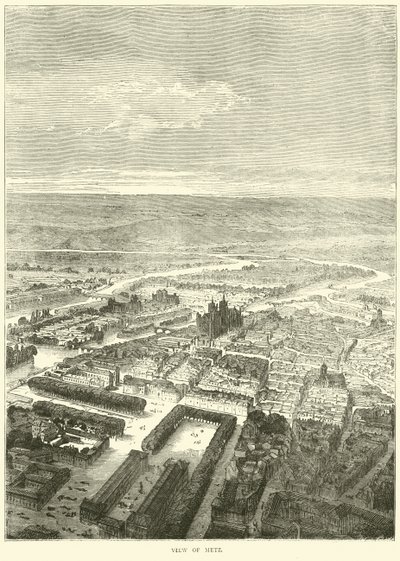 Pohled na Mety, říjen 1870 od English School