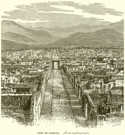 Pohled na Pompeje od English School