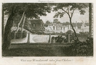 Pohled na Wandsworth, převzatý z Chelsea od English School
