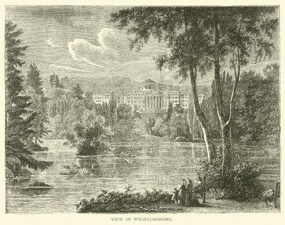 Pohled na Wilhelmshohe, září 1870 od English School