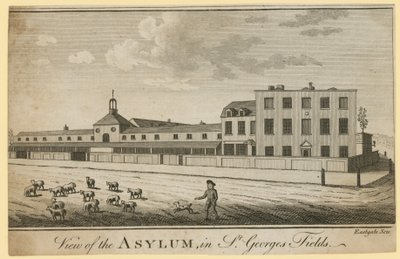 Pohled na azyl v St Georges Fields od English School