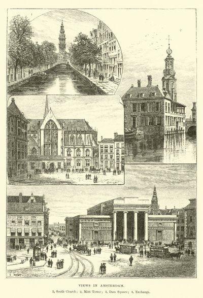 Výhledy v Amsterdamu od English School