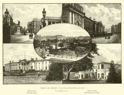 Výhledy v Dublinu od English School