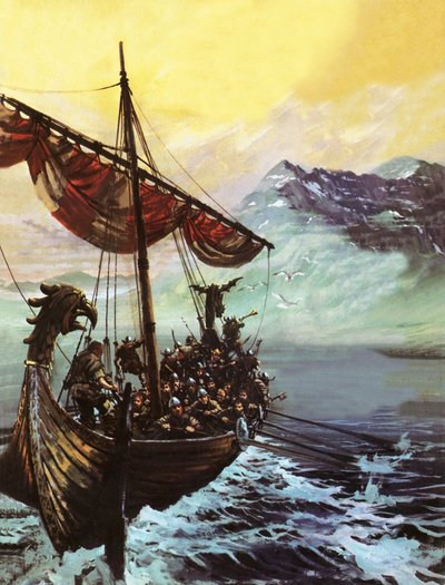 Vikingská loď od English School