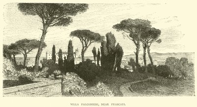 Villa Falconieri, poblíž Frascati od English School