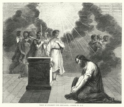 Vize soudu nad Jeruzalémem, Ezechiel IX od English School