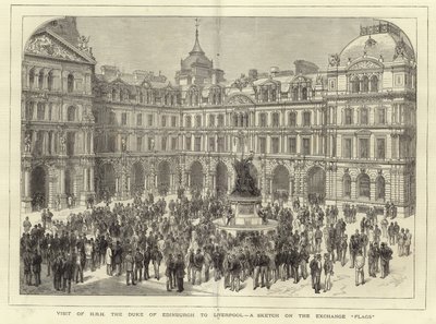 Návštěva H R H vévody z Edinburghu v Liverpoolu od English School