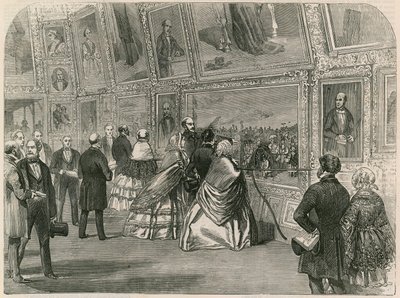 Návštěva Jejího Veličenstva prince Alberta a portugalské královny v Královské akademii od English School