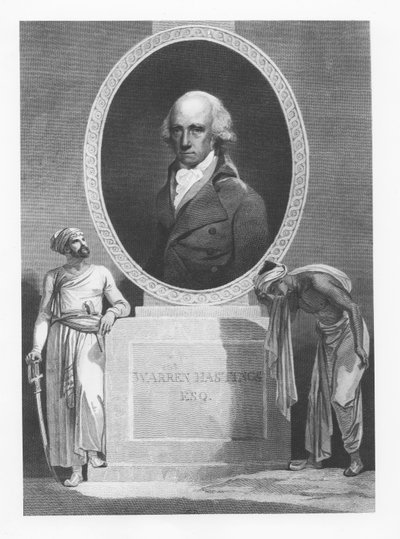 Warren Hastings (rytina) od English School