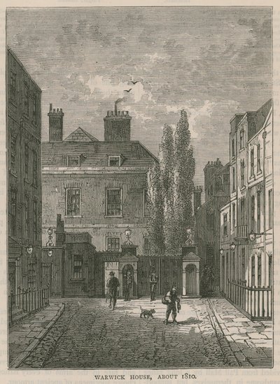 Warwick House, Londýn, kolem roku 1810 od English School