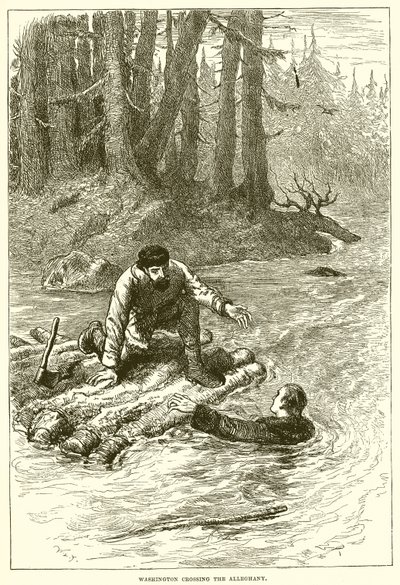 Washington překračující Alleghany od English School