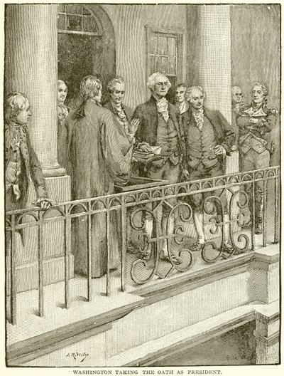 Washington složil přísahu jako prezident od English School
