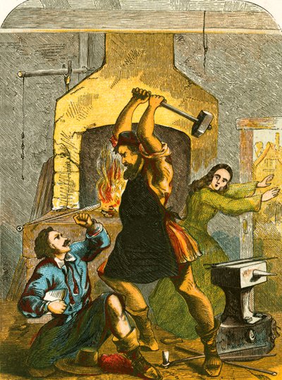 Wat Tyler zabije výběrčího daní od English School