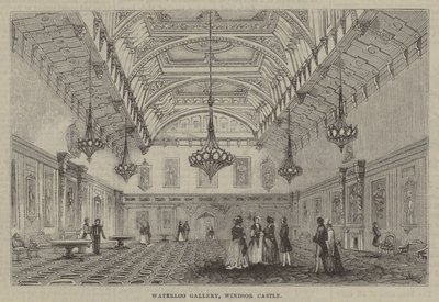 Galerie Waterloo, hrad Windsor od English School
