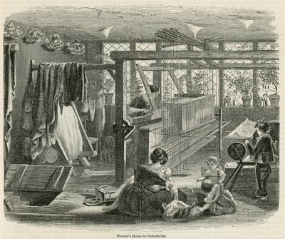 Domov Weavers ve Spitalfields od English School