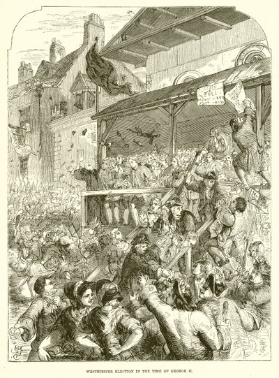 Westminsterské volby v době Jiřího II od English School